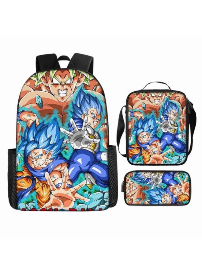 عام حقيبة ظهر مطبوعة عالمية مشتركة - مجموعة حقائب ظهر من ثلاث قطع (متوفرة للطلاب والأطفال والأصدقاء في النزهايات وتسلق الجبال وما إلى ذلك) - Image 2