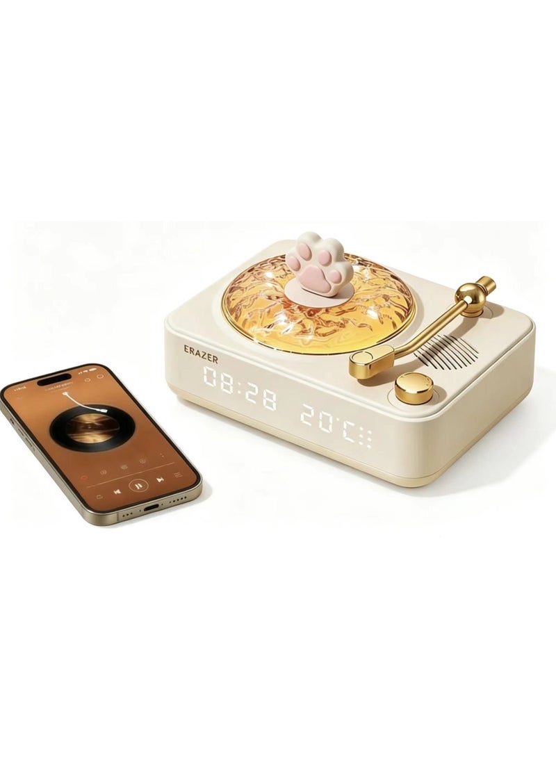 Erazer High-end Bluetooth speaker with aromatherapy, water ripple mood light, clock alarm, and sleep music. Perfect as a birthday gift, for friends or family, comes in a gift box. - Image 1