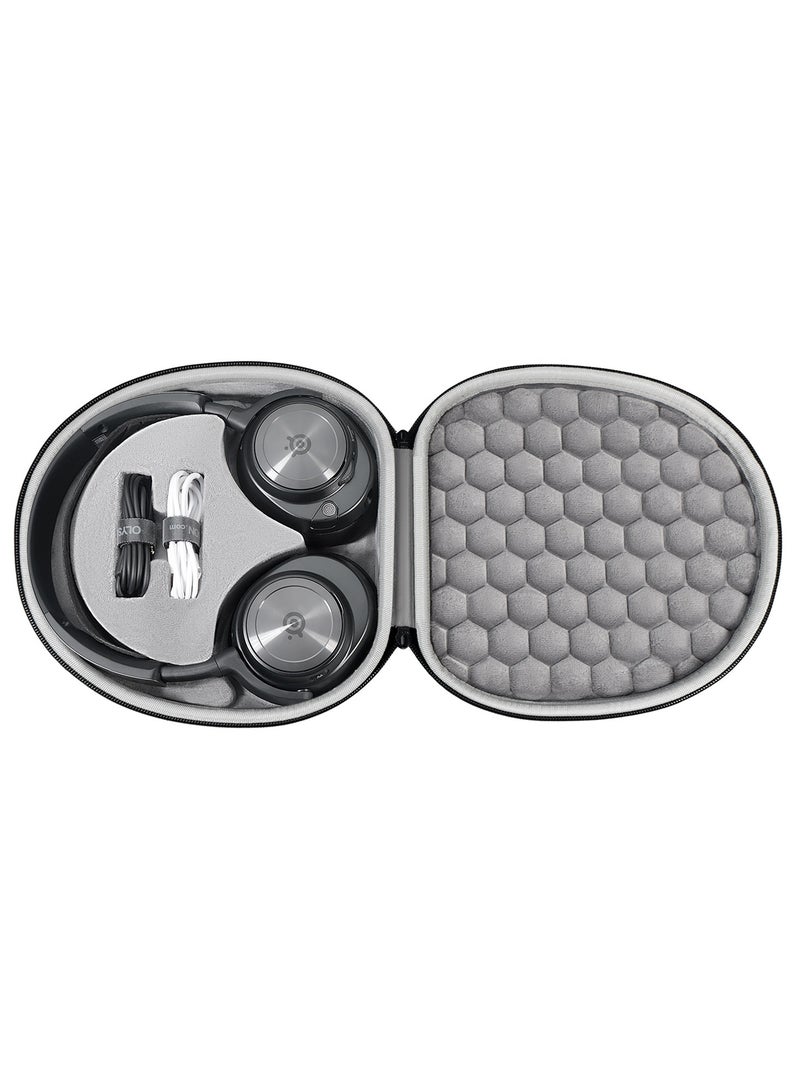 عام حقيبة سماعات Arctis Nova Pro - حقيبة تخزين بسحّاب ذات هيكل صلب، مقاومة للصدمات ومحمولة، مصممة لحماية السماعات وتنظيم الملحقات. - Image 2