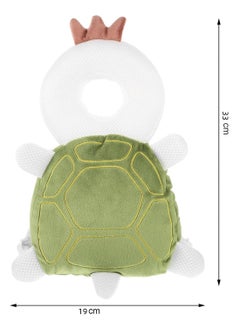 BLOOMING TIME Tortoise Baby Walking Protective Backpack - Soft Cotton Filling, Skin-Friendly, Head Safety for Learning to Walk  - Image 2