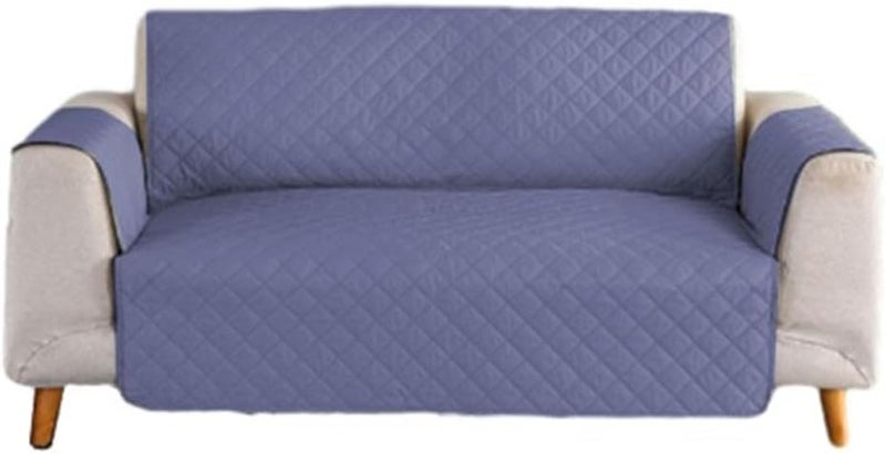 Waterproof L Shaped Dog Sofa Cover Adjustable Furniture Protector Grey 116x190CM - Image 1