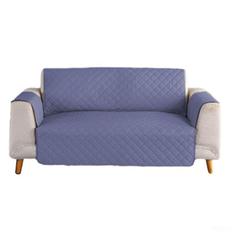 Waterproof L Shaped Dog Sofa Cover Adjustable Furniture Protector Grey 116x190CM - Image 2