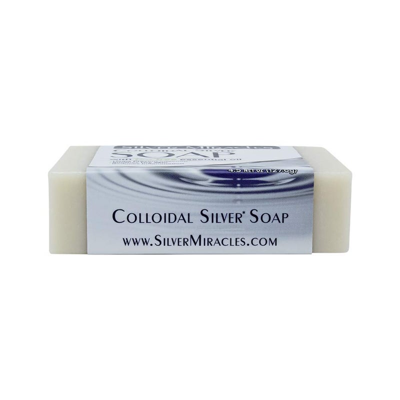 Silver Miracles Colloidal Silver Soap with Tea Tree essential oil - Image 3