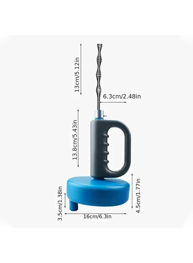 118in Drill Powered Drain Snake 300cm Pipe Dredger for Kitchen Toilet Sewer Blockage - Image 3