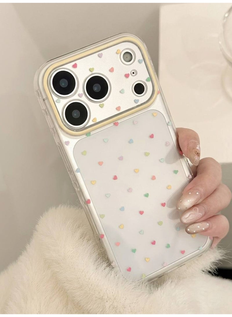 Clear Heart Phone Case for iPhone 17 Pro Max Only - Cute Colorful Hearts - Image 2
