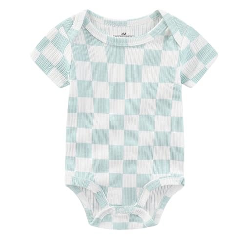 Ruliby Baby Boy Bodysuit and Pant Set Summer Soft Newborn Clothes Outfits 69 month - Image 3