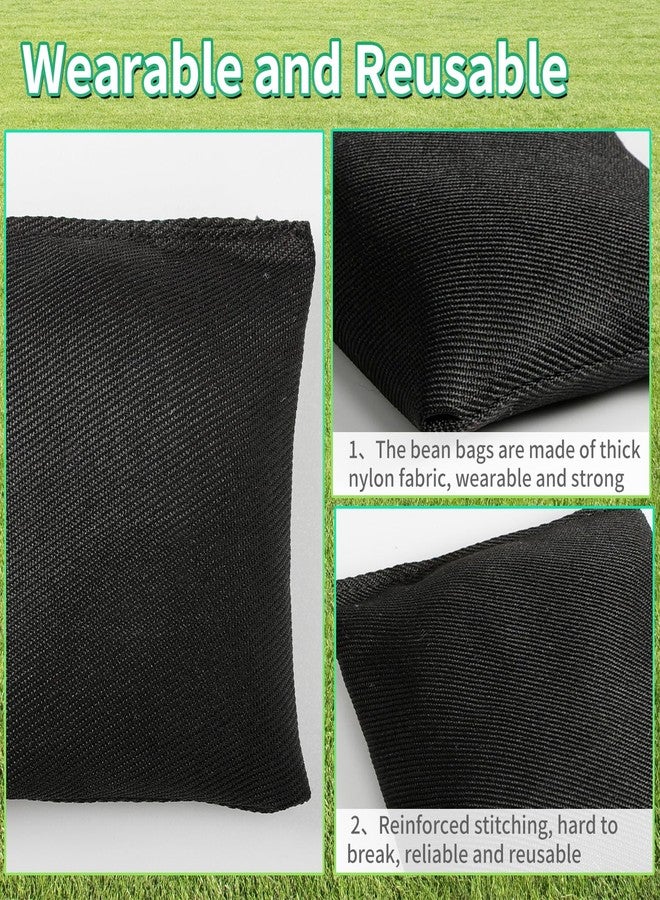 Vyndicca 24 PCS Mini Bean Bags, Nylon Small Bean Bag, Bean Bags for Tossing Game, Sack Tossing Beanbags for Family Games, 2.75 x 2.75 Inch(Black,Red) - Image 3