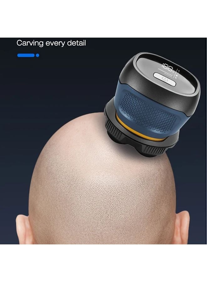 Blue Mens Electric Shaver Wet Dry USB Fast Charging Travel Portable - Image 5