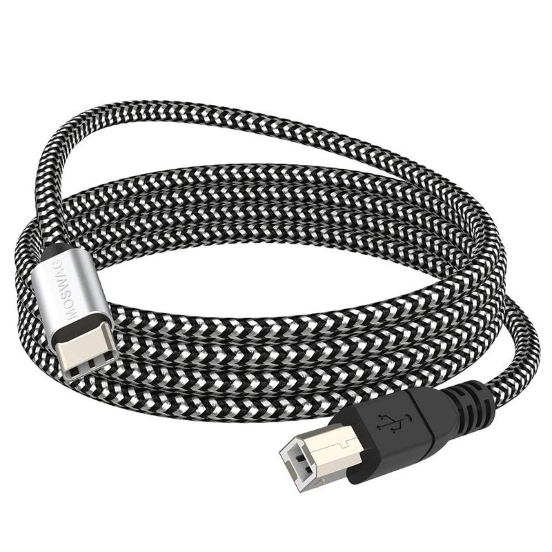 موسواج كابل من USB-C إلى B، كابل Type C إلى USB MIDI للكمبيوتر المحمول Huawei وMacBook إلى وحدة تحكم MIDI ولوحة مفاتيح MIDI وطابعة وماسح ضوئي وواجهة صوتية للتسجيل والمزيد - Image 1