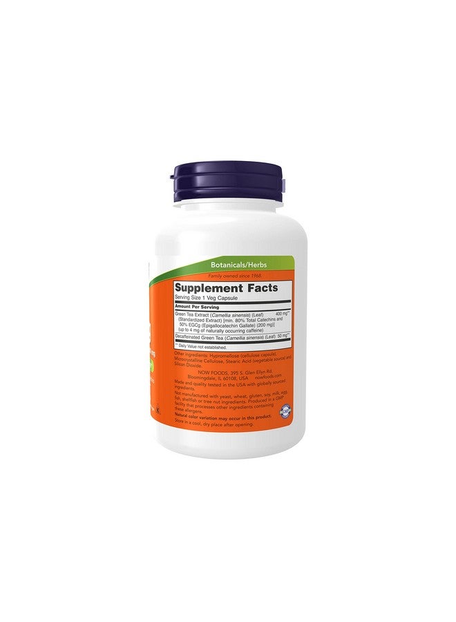 now مكملات مستخلص الشاي الأخضر Egcg 400 ملغ مزيل الجذور الحرة* 180 كبسولة نباتية - Image 3