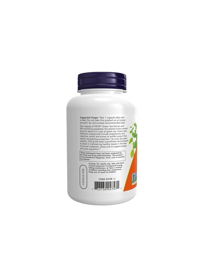 now مكملات مستخلص الشاي الأخضر Egcg 400 ملغ مزيل الجذور الحرة* 180 كبسولة نباتية - Image 4