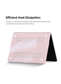 O Ozone Matte Case Compatible with MacBook Pro 16 inch (A2485)M1 (A2780) M2 (A2991)M3 (A3403,A3186)M4 2021-2024 Case+Keyboard Cover & Protector, Pink  - Image 3