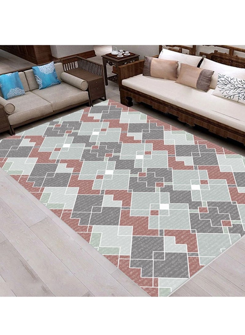 Sharpdo Modern Style Area Rug Non-Slip Super Soft Touch Living Room Bedroom Kitchen Decoration Of Carpet Floor Rug Rectangular 160x230cm - Image 2