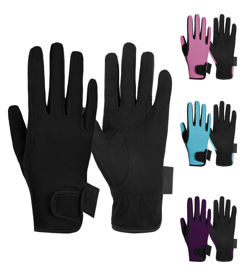 Thapower Kids Horse Riding Gloves Children Youth Equestrian Horseback Gloves for Boys & Girls Cycling Running Gardening - Image 1