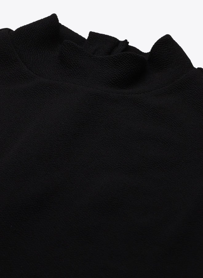 ساسافراس فستان ضيق أسود للنساء - Image 2