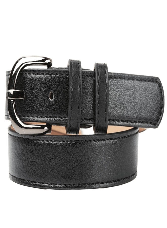 Wojgzon Belts for Girls Boys, Kids Belt, Girls Boys Belt, Skinny Belt, PU Leather Belts for Casual School Uniform Dress - Image 1