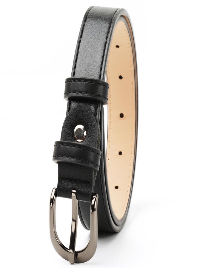 Wojgzon Belts for Girls Boys, Kids Belt, Girls Boys Belt, Skinny Belt, PU Leather Belts for Casual School Uniform Dress - Image 2