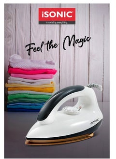 iSONIC Light weight Dry Iron Box IN 25 White/Gray  - Image 5