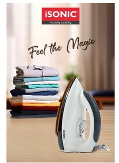 iSONIC Light weight Dry Iron Box IN 25 White/Gray  - Image 4
