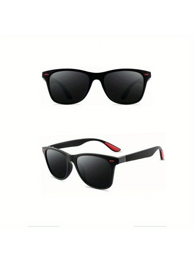 Men's and women's retro sports fashion anti-ultraviolet sunglasses goggles sunglasses - Image 5