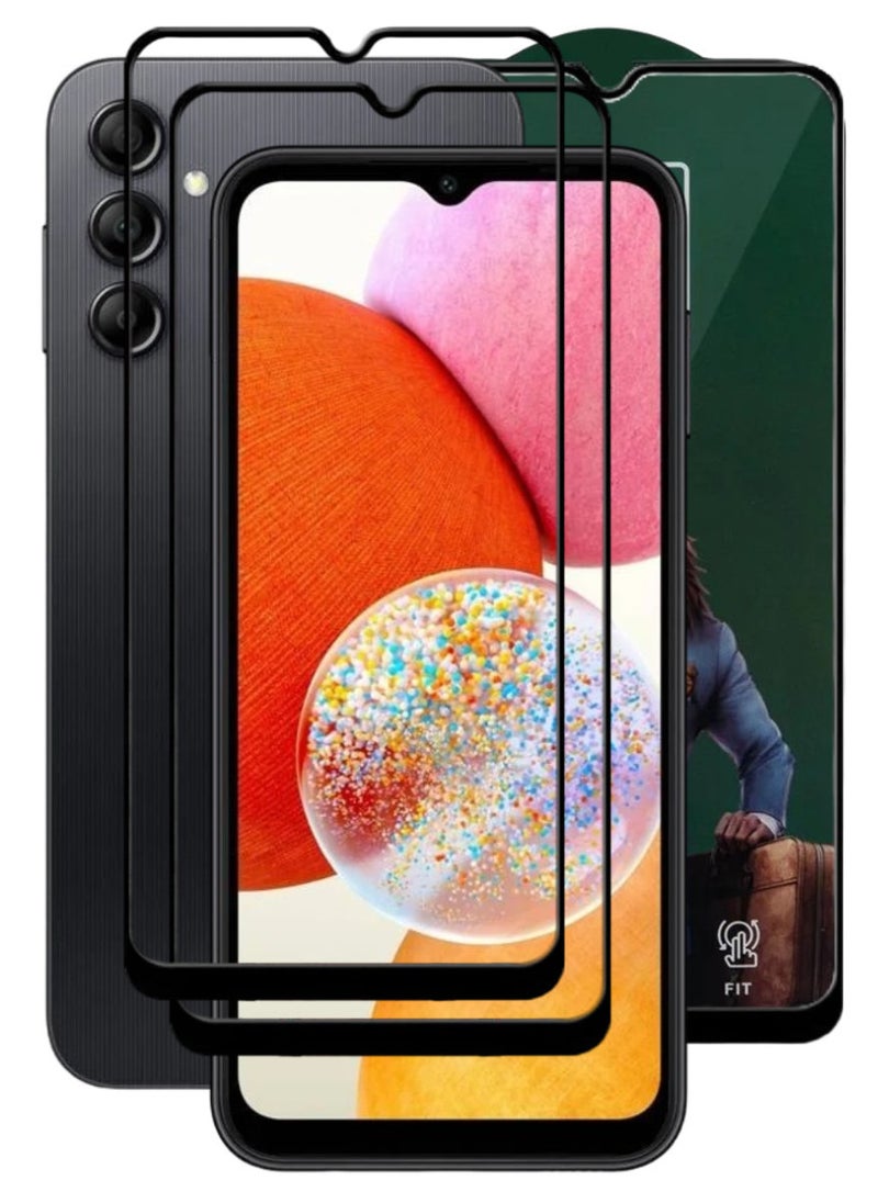 أكاليكس قطعتين، حماية شاشة، لهاتف سامسونج جالاكسي A14، جودة ممتازة. - Image 1