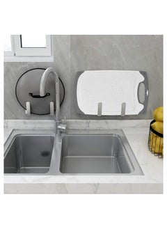 Y&D SYOSI Pot Lid Holder, Stainless Steel Wall Mounted Rack, Kitchen Cabinet Cutting Board Organizer, Practical Drain Rack with Screws  - Image 5