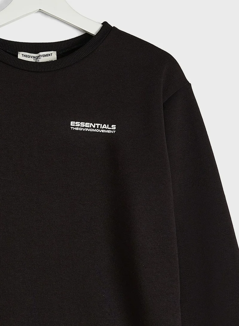 The Giving Movement Regular Sweatshirt