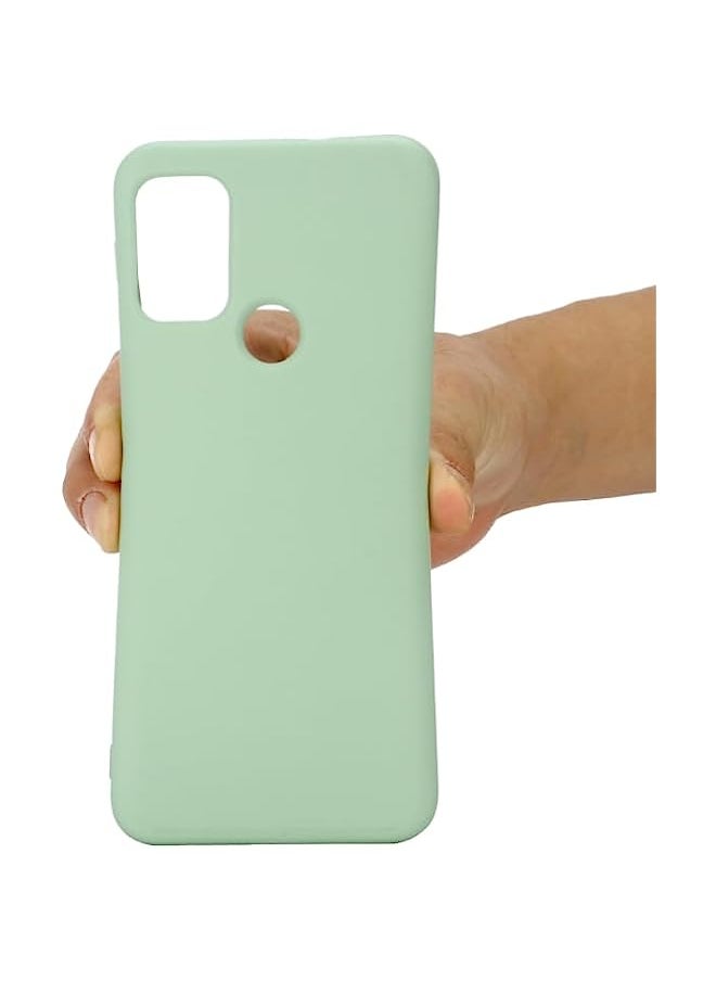HuHa - HuHa Case Cover Compatible For Motorola Moto G30 / G10 Solid Color Liquid Silicone Dropproof Full Coverage Protective Case Green - Image 1