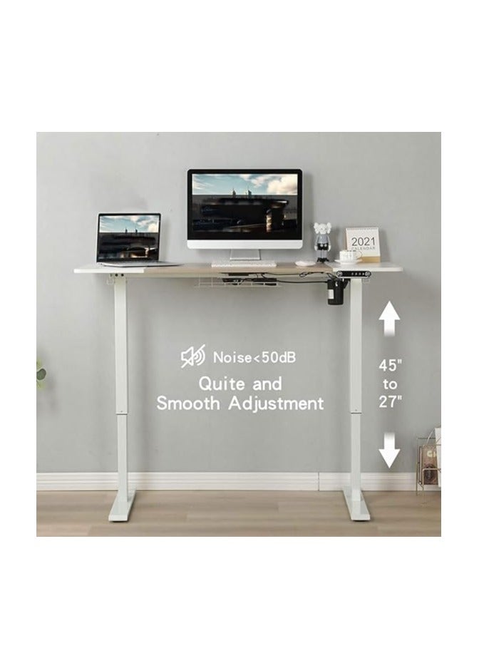 Cool Baby Electric Standing Desk Standing Desk Workstation Height Adjustable Electric Standing Desk 55 x 24 Inch Ergonomic Panel Desk - Image 3