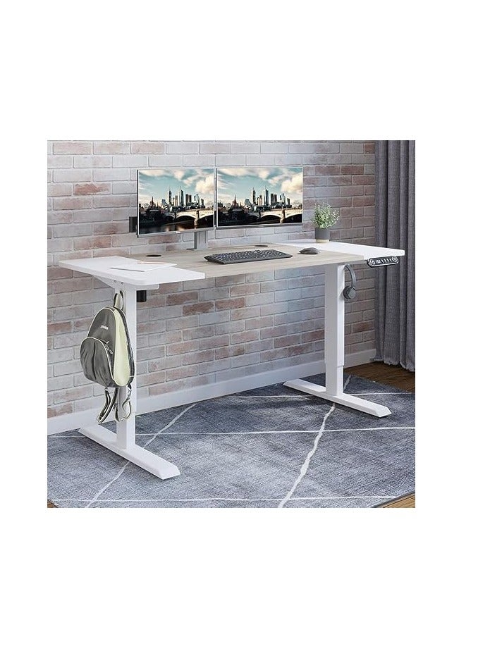 Cool Baby Electric Standing Desk Standing Desk Workstation Height Adjustable Electric Standing Desk 55 x 24 Inch Ergonomic Panel Desk - Image 1