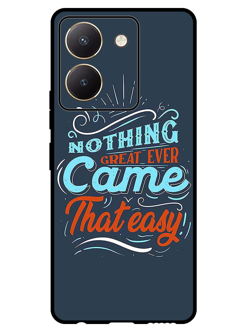 Theodor Protective Case Anti Scratch Shock Proof Bumper Cover For Vivo Y27s Nothing Great - Image 1