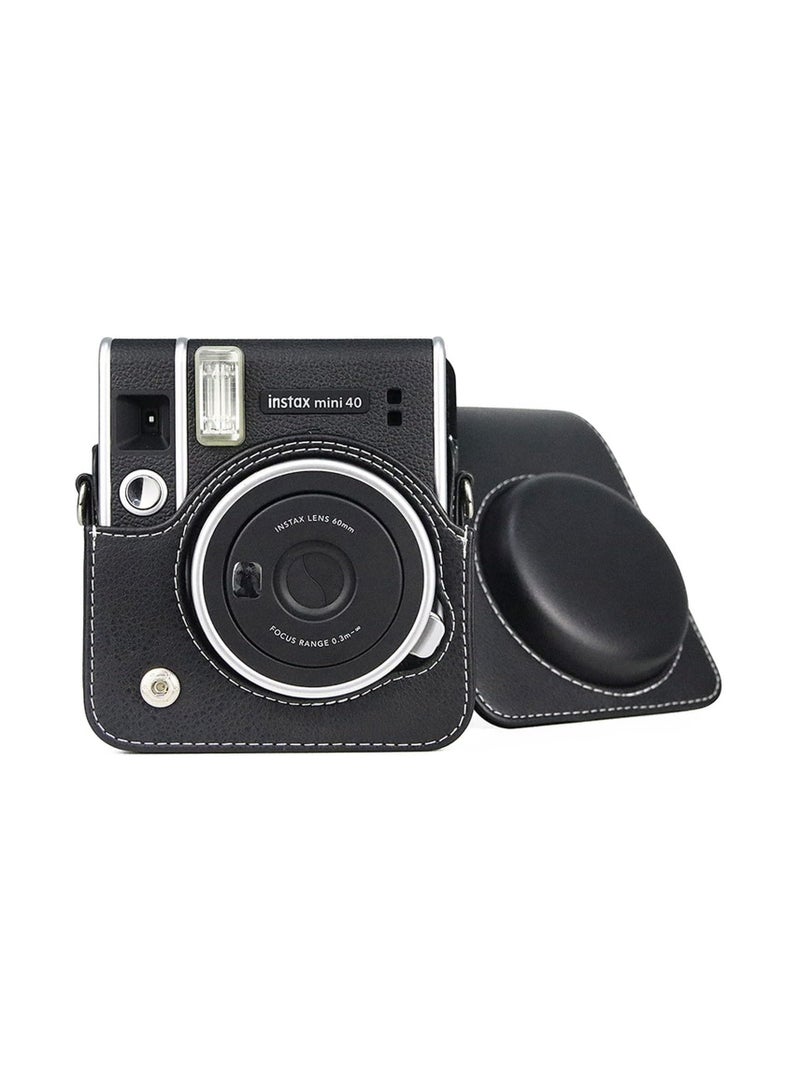 general Camera Case for Mini 40, Instant Camera Protector Compatible with Instax Mini 40 Instant Film Camera (Black) - Image 1