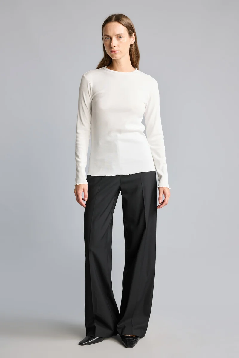 ديفاكتو Half Turtleneck Camisole Long Sleeve T-Shirt