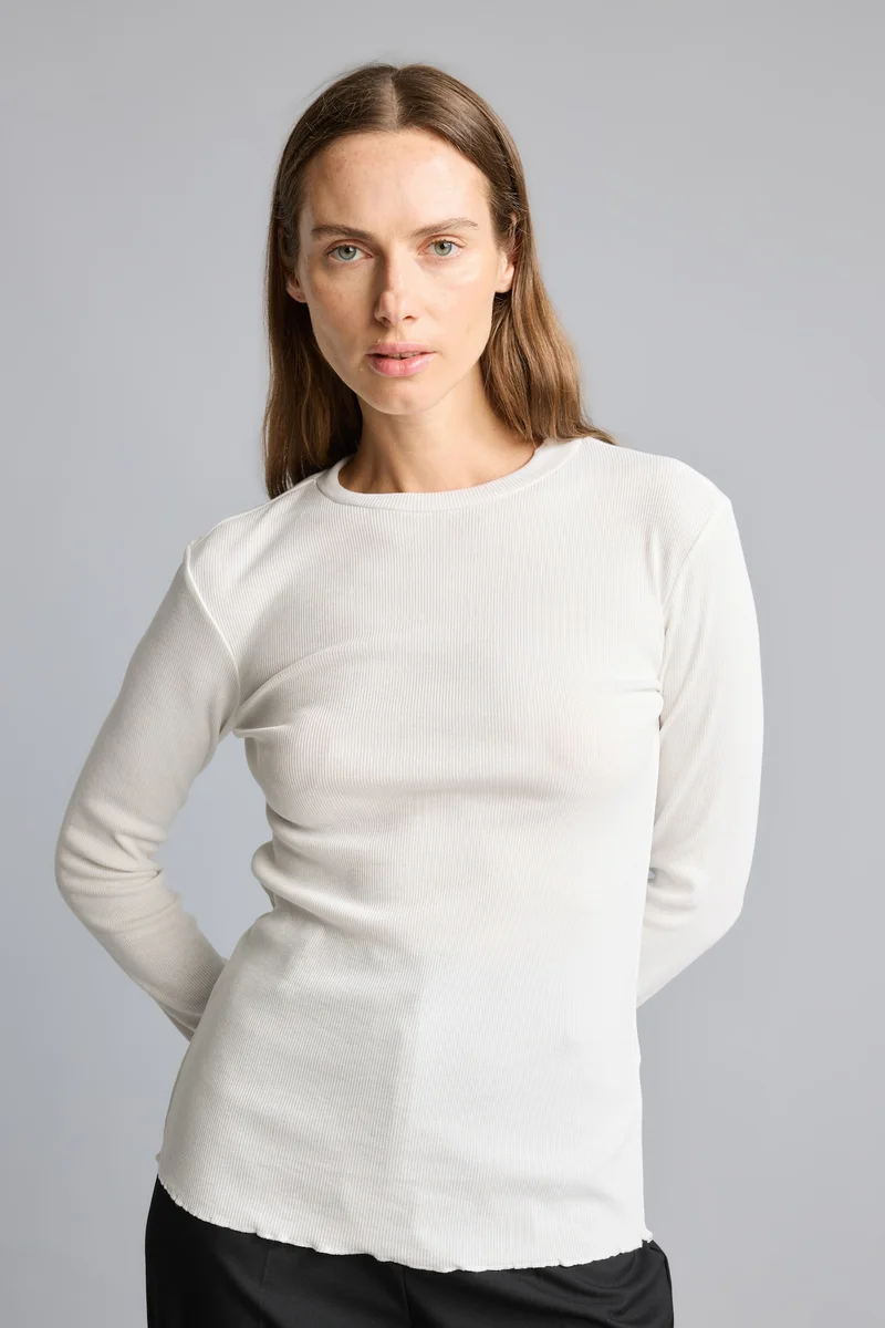 ديفاكتو Half Turtleneck Camisole Long Sleeve T-Shirt