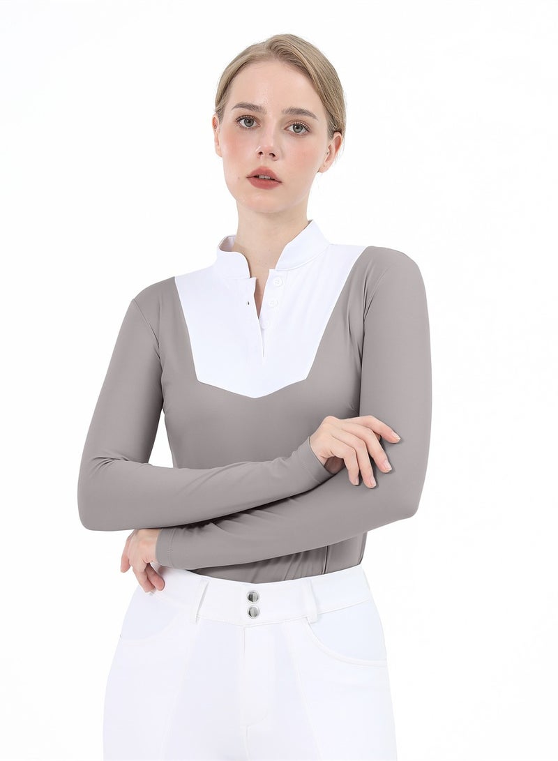 general Equestrian Shirts Longsleeve Riding Top Women - Image 2