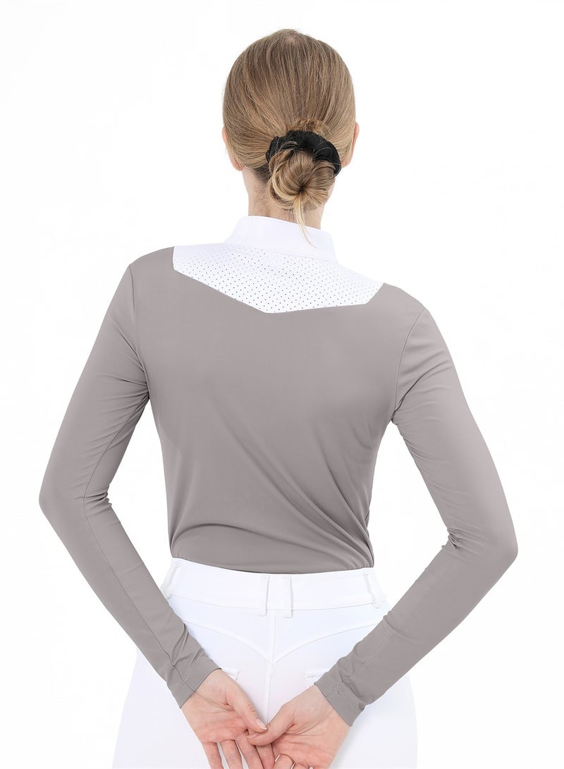general Equestrian Shirts Longsleeve Riding Top Women - Image 4