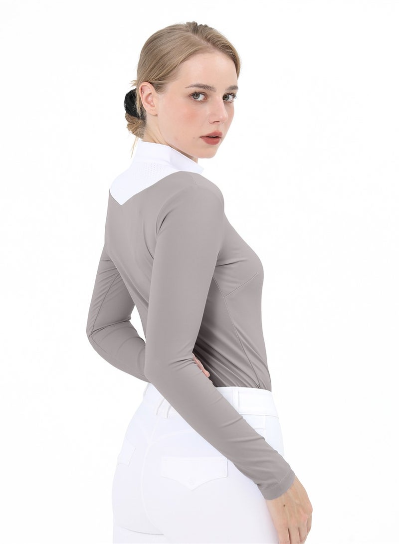 general Equestrian Shirts Longsleeve Riding Top Women - Image 5