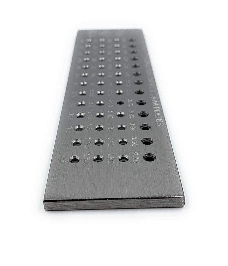 Fozti Tungsten Carbide Insert Steel Wire Drawplate 52 Holes Round 026mm410mm Die Set Draw Tong for Drawing Wires of Gold Silver Soft Metal for Jewellery Making Goldsmith Hobby Crafts DIY - Image 3