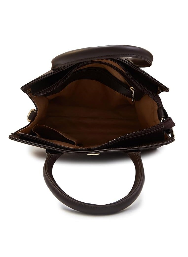 CAPRESE-ZETA TOTE MEDIUM CHOCOLATE - Image 5