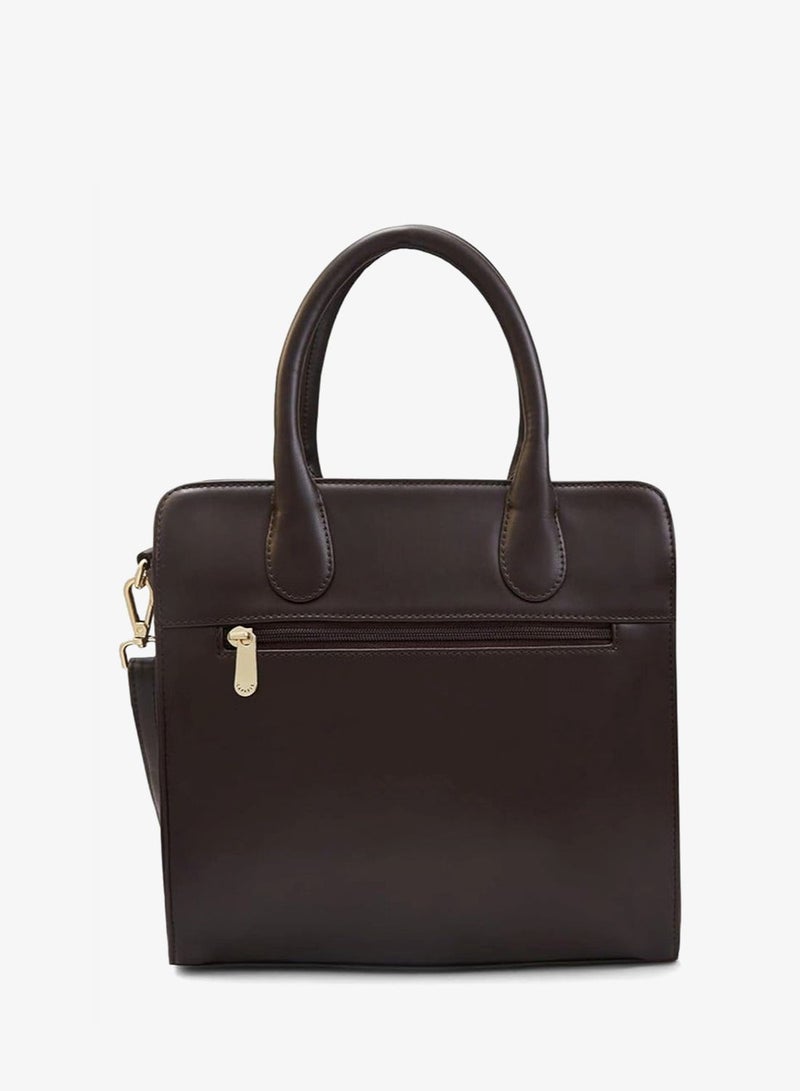 CAPRESE-ZETA TOTE MEDIUM CHOCOLATE - Image 3