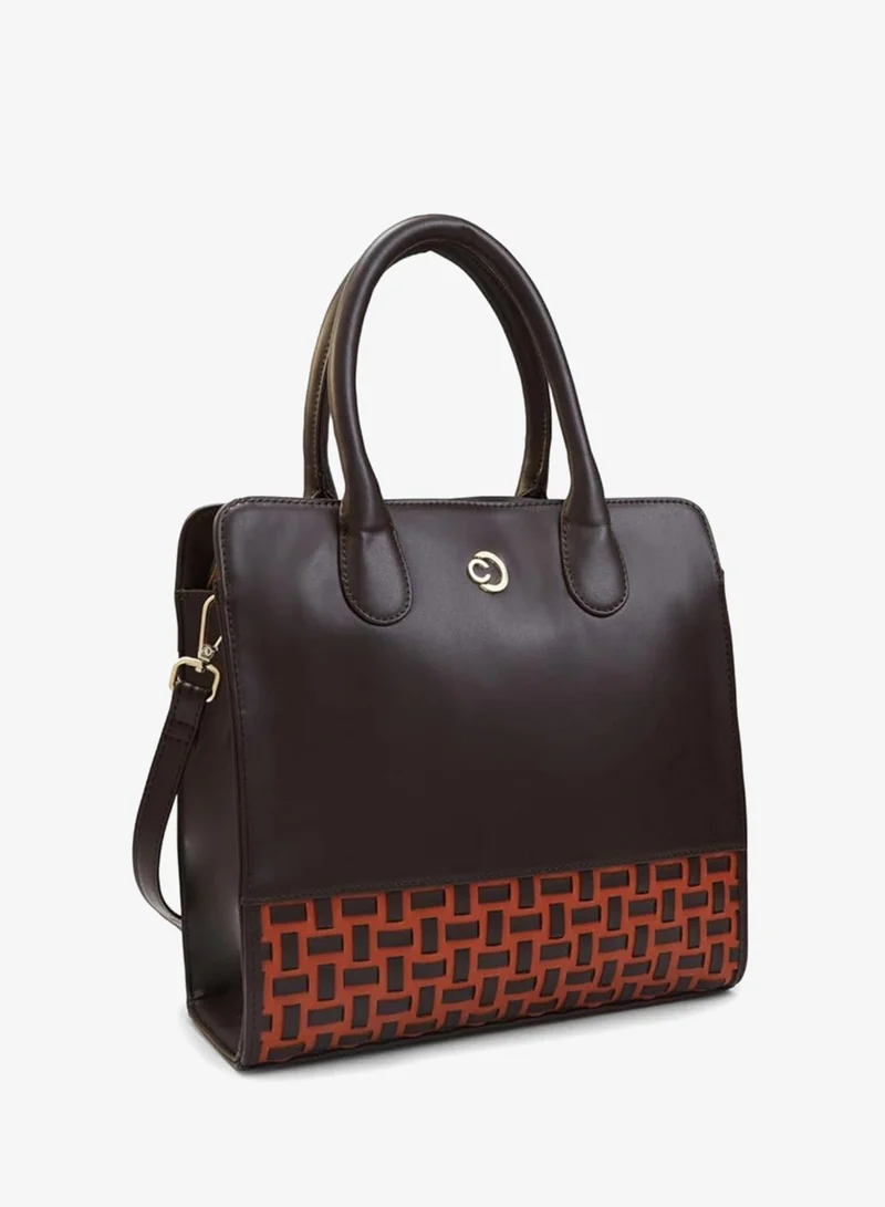 CAPRESE CAPRESE-ZETA TOTE MEDIUM CHOCOLATE