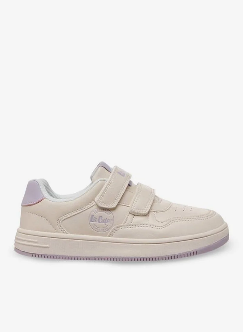 Lee Cooper Girls Hook & Loop Ankle School Sneakers