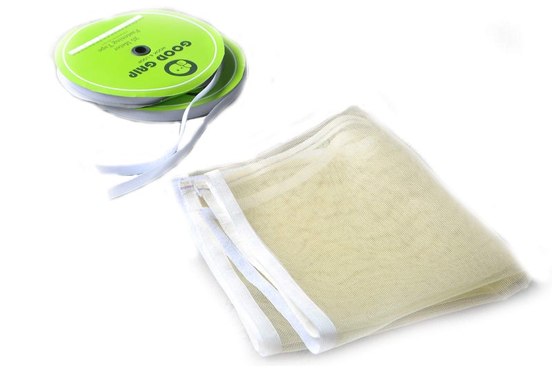 Mesh Masters Mosquito net for Window 1 Year Guarantee 3feet/4feet(90cm/120cm) 35inch/47inches(Ivory Color) with Stitching - Image 3