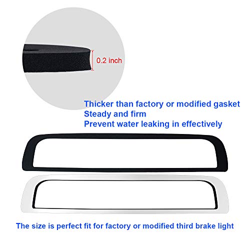 MOFORKIT 3rd Third Brake Light Seal Gasket Compatible with Chevy Silverado GMC Sierra 1500 2500 3500 2014 2015 2016 2018 - Image 3