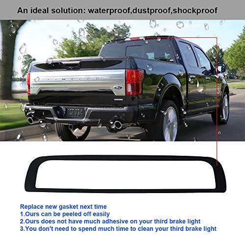 MOFORKIT 3rd Third Brake Light Seal Gasket Compatible with Chevy Silverado GMC Sierra 1500 2500 3500 2014 2015 2016 2018 - Image 4