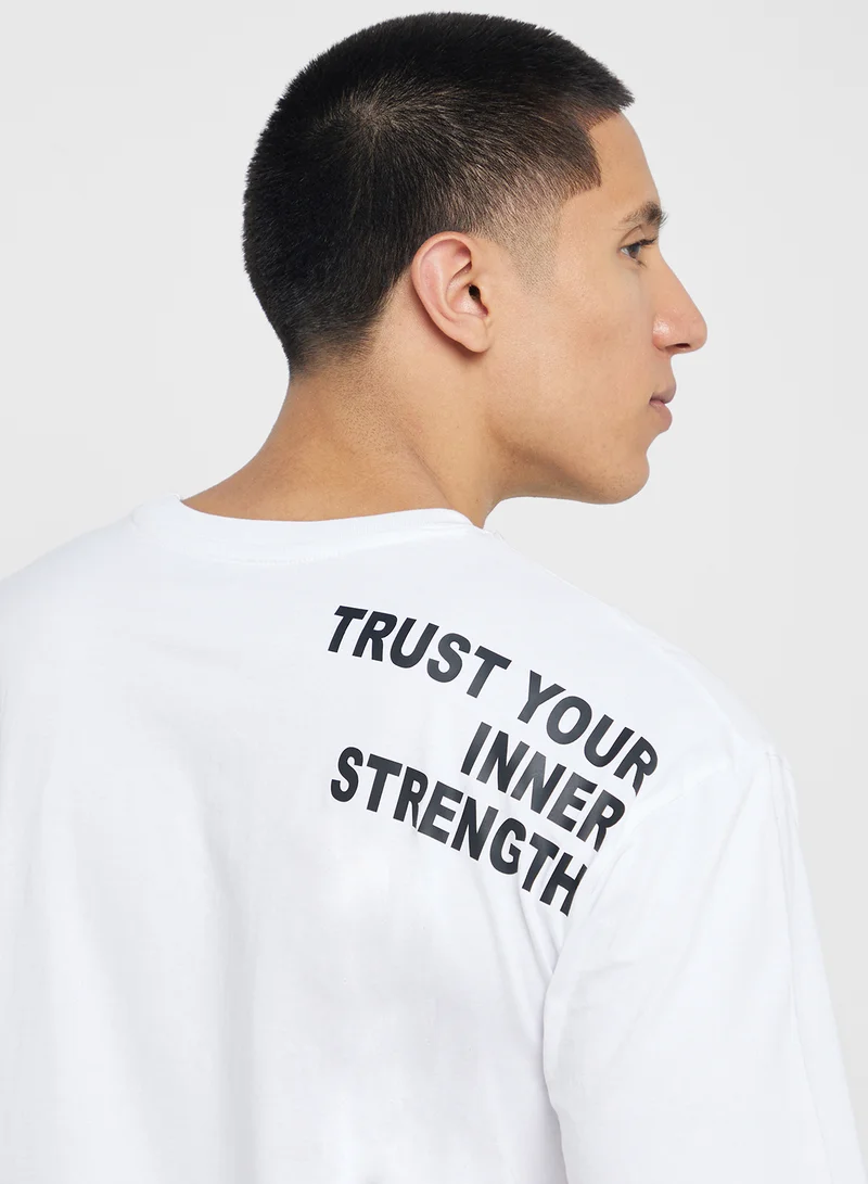 Seventy Five Oversized Crew Neck T-Shirt