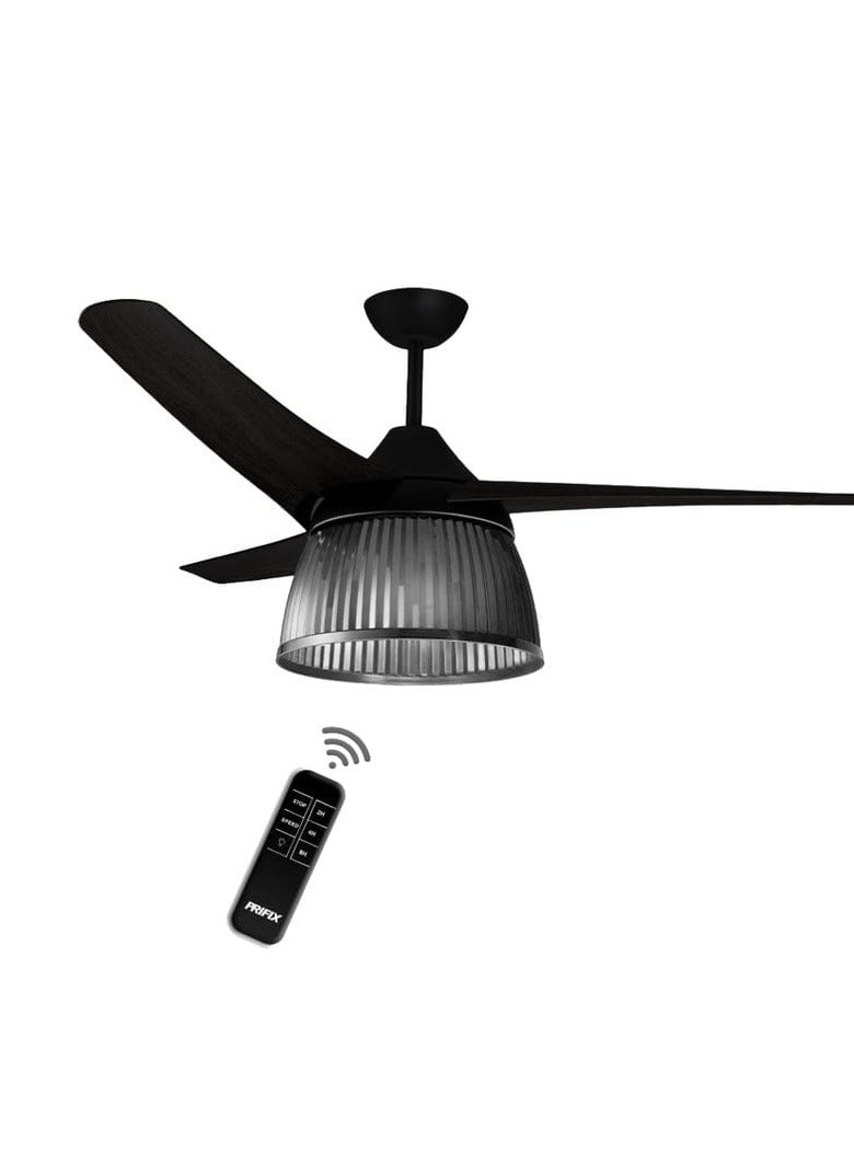 بريفيكس مروحة سقف بريفكس جامبو سوداء بالريموت - Image 1