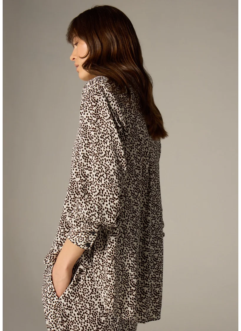 Matalan Et Vous Stone Animal Spot Co Ord Shirt