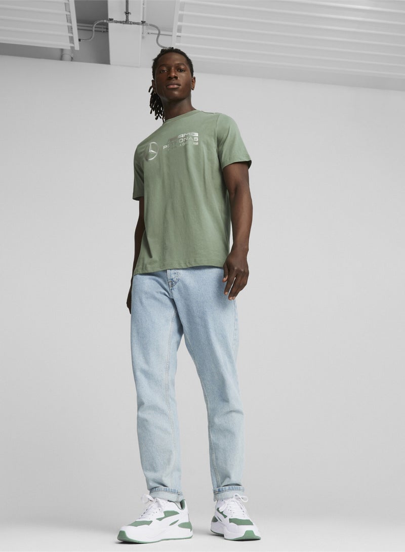 PUMA Mercedes-AMG PETRONAS Motorsport Mens Green T-shirt - Image 2