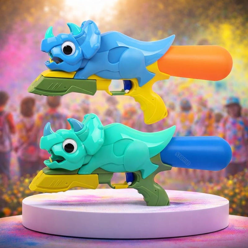 Storio Holi Pichkari Water Gun Toy for Kids with 25Ft Range |High Pressure Mechanism Ideal Outdoor Toy for Pool & Beach Fun-14419 - Image 4